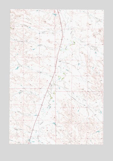 Beebe, MT USGS Topographic Map