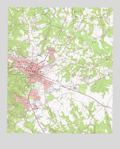 Aiken, SC USGS Topographic Map