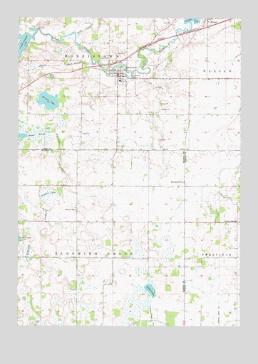 Morristown, MN USGS Topographic Map