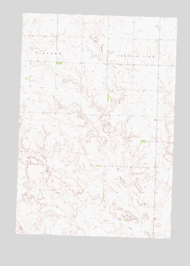 Morristown SE, SD USGS Topographic Map