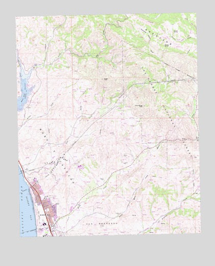 Morro Bay North, CA USGS Topographic Map