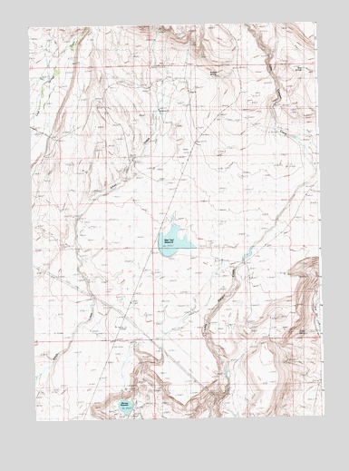 Morrow Reservoir, ID USGS Topographic Map