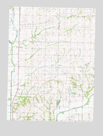 Morton Mills, IA USGS Topographic Map