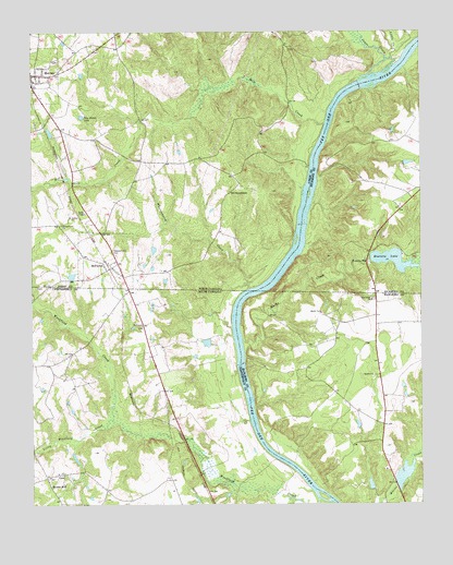 Morven East, NC USGS Topographic Map