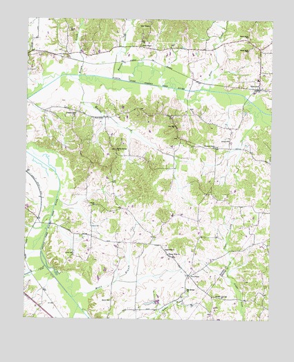 Beech Bluff, TN USGS Topographic Map