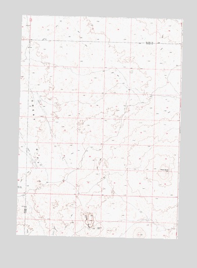 Mosby Butte, ID USGS Topographic Map