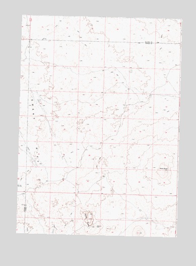 Mosby Butte, ID USGS Topographic Map