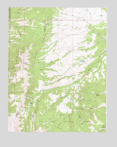 Mosca Pass, CO USGS Topographic Map