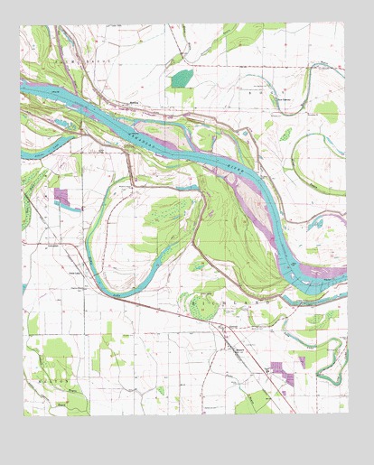 Moscow, AR USGS Topographic Map