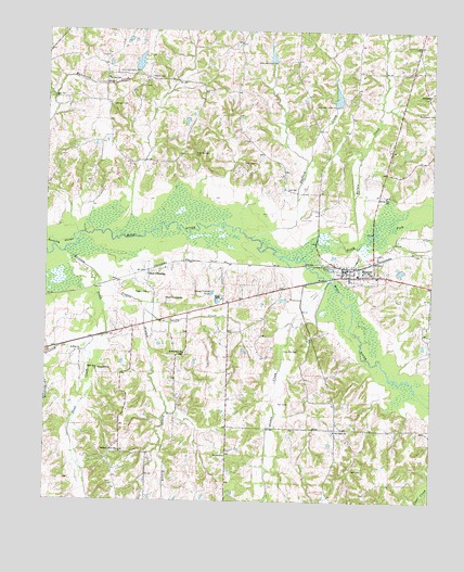 Moscow, TN USGS Topographic Map