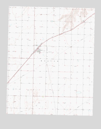 Moscow, KS USGS Topographic Map