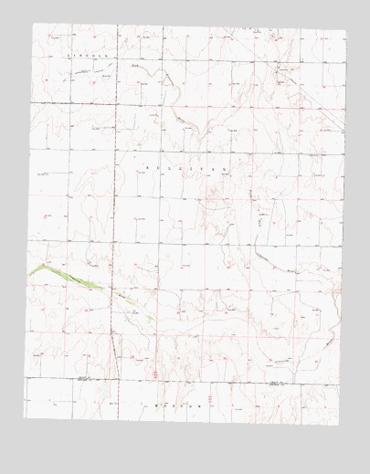 Moscow NW, KS USGS Topographic Map