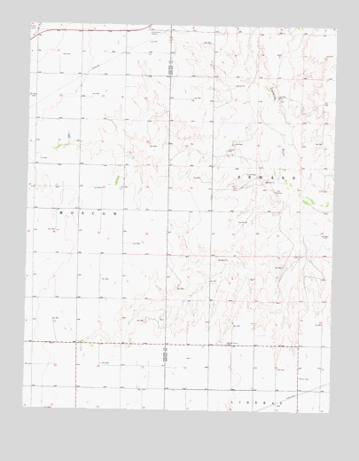 Moscow SE, KS USGS Topographic Map