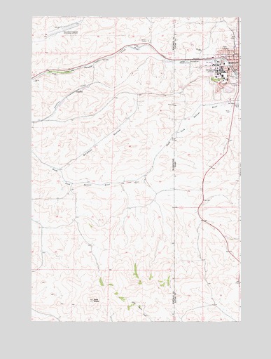 Moscow West, ID USGS Topographic Map