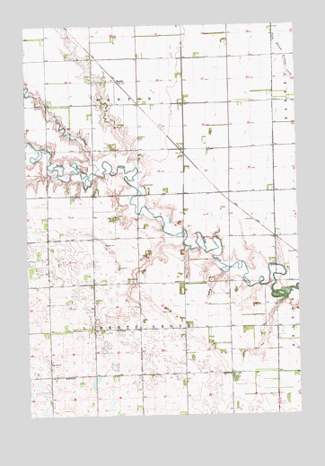 Moselle, ND USGS Topographic Map