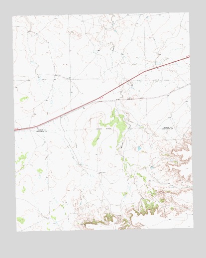 Moser Ranch, TX USGS Topographic Map