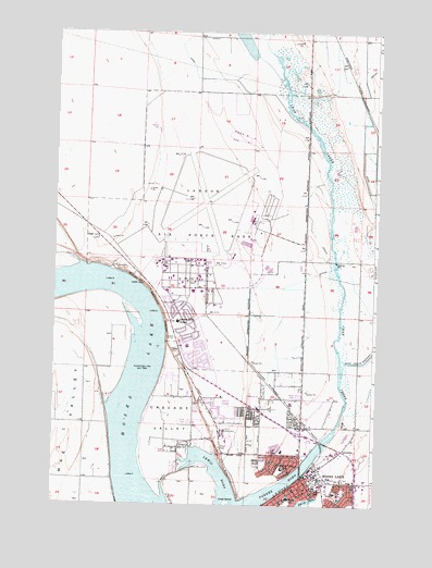 Moses Lake North, WA USGS Topographic Map