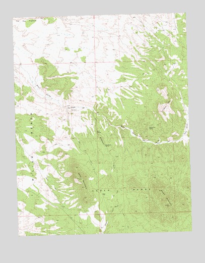 Mosey Mountain, NV USGS Topographic Map