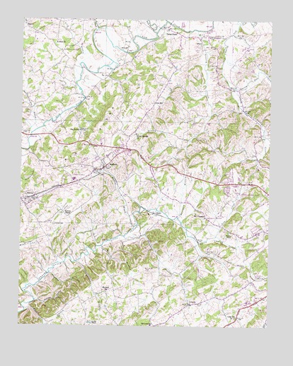 Mosheim, TN USGS Topographic Map