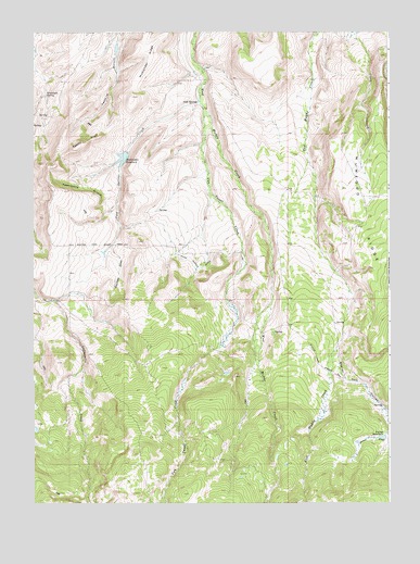 Moslander Reservoir, WY USGS Topographic Map