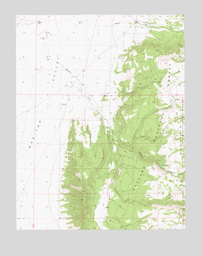 Mosquito Creek, NV USGS Topographic Map