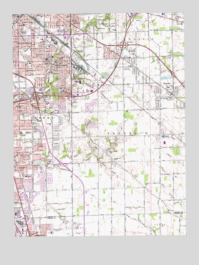 Beech Grove, IN USGS Topographic Map