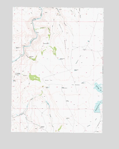 Mosquito Mountain, OR USGS Topographic Map