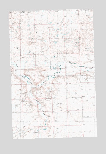 Mosquito Springs, MT USGS Topographic Map