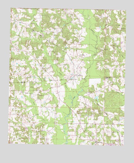 Moss, MS USGS Topographic Map