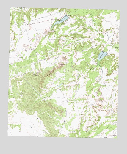 Moss Creek Lake, TX USGS Topographic Map