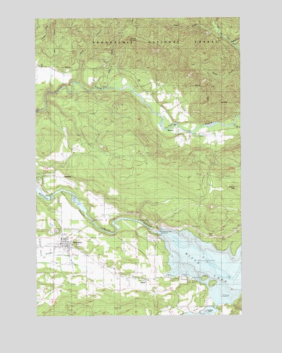 Mossyrock, WA USGS Topographic Map