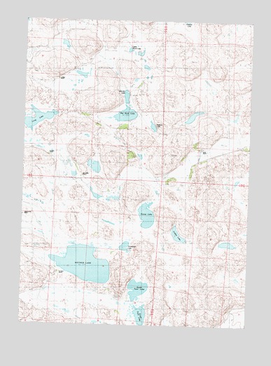 Mother Lake, NE USGS Topographic Map
