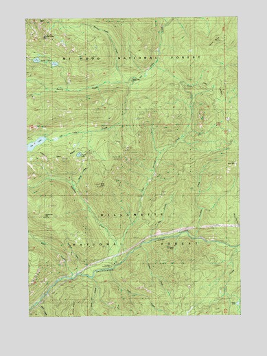 Mother Lode Mountain, OR USGS Topographic Map