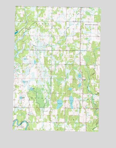 Motley NW, MN USGS Topographic Map