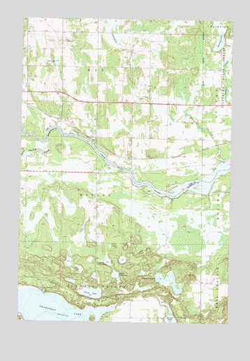 Motley SE, MN USGS Topographic Map