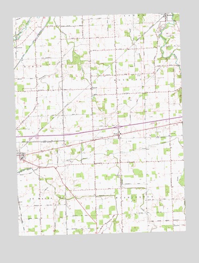 Moulton, OH USGS Topographic Map