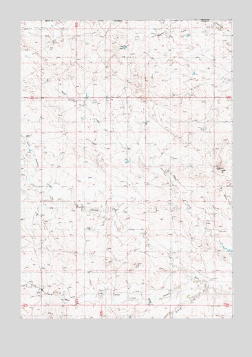Moulton Creek, WY USGS Topographic Map
