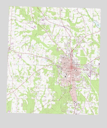 Moultrie, GA USGS Topographic Map