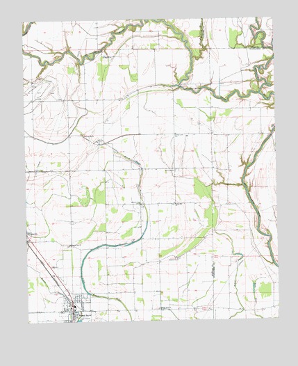 Mound Bayou, MS USGS Topographic Map