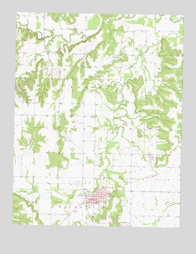 Mound City, KS USGS Topographic Map