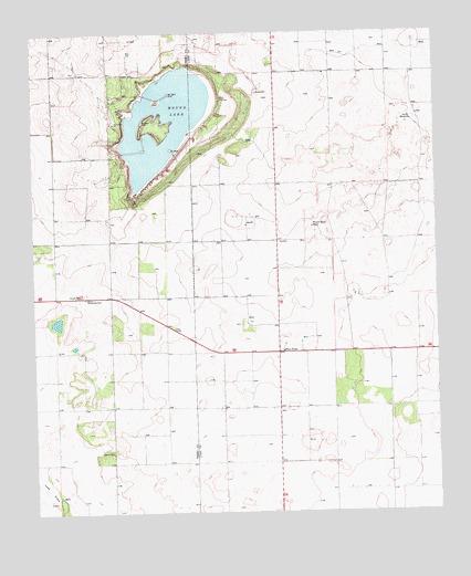 Mound Lake, TX USGS Topographic Map