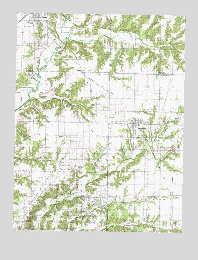Beecher City, IL USGS Topographic Map