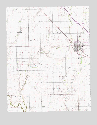 Moundridge, KS USGS Topographic Map