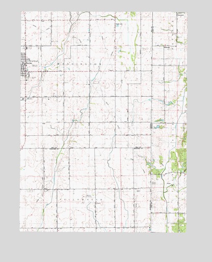 Beecher East, IL USGS Topographic Map