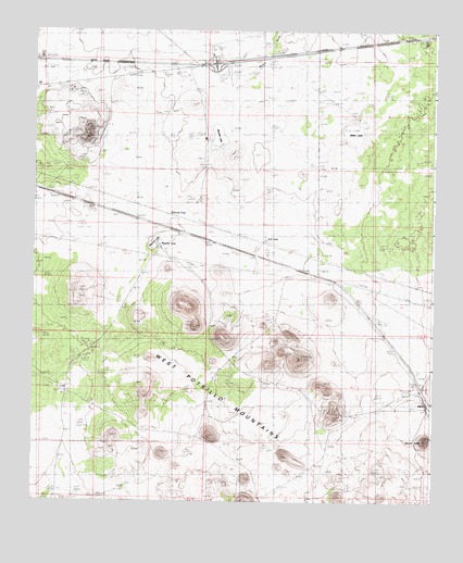 Mount Aden, NM USGS Topographic Map