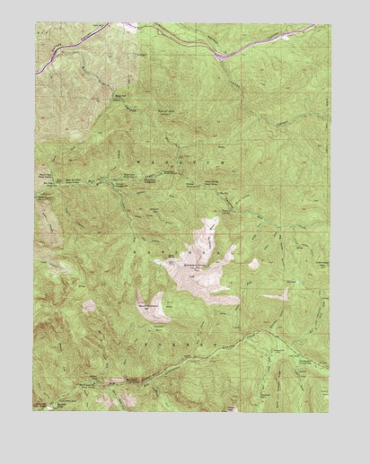 Mount Aire, UT USGS Topographic Map