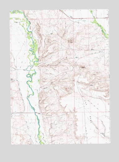 Mount Airy, WY USGS Topographic Map