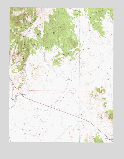Mount Airy, NV USGS Topographic Map