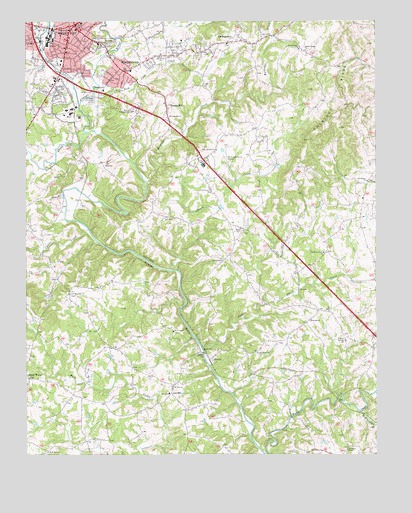 Mount Airy South, NC USGS Topographic Map