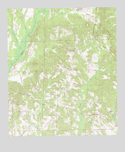 Mount Andrew, AL USGS Topographic Map
